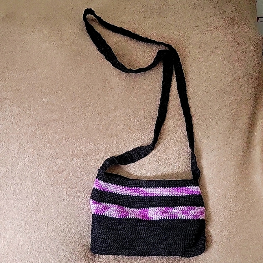 Women's Crochet Shoulder HandBag